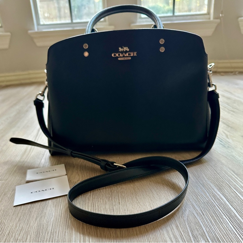 Coach Lillie Women’s Carryall Handbag – Black